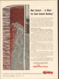 Halliburton Company 1962 Vintage Ad Oil Mud Control Cement Bonding