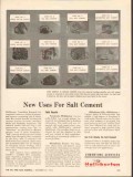 Halliburton Company 1962 Vintage Ad Oil Gas Wells Salt Cement New Uses