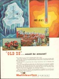 Halliburton Company 1962 Vintage Ad Oil Field Wells Old 28 Amazed