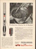 Halliburton Company 1962 Vintage Ad Oil Well Production Starts Bucket Halliburton Company 1962 Vintage Ad Oil Well Production Starts Bucket