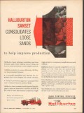 Halliburton Company 1962 Vintage Ad Oil Sanset Improve Production Sand Halliburton Company 1962 Vintage Ad Oil Sanset Improve Production Sand