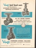Henry Vogt Machine Company 1962 Vintage Ad Hard Faced Seats Corrosion