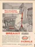Humble Oil Refining Company 1962 Vintage Ad Breaxit Maximize Crude