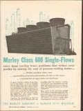 Marley Company 1962 Vintage Ad Oil Cooling Tower Class 600 Single-Flow Marley Company 1962 Vintage Ad Oil Cooling Tower Class 600 Single-Flow