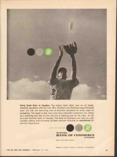 national bank of commerce 1962 houston tx colt 45 baseball vintage ad national bank of commerce 1962 houston tx colt 45 baseball vintage ad
