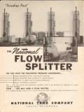 National Tank Company 1962 Vintage Ad Oil Field Flow Splitter First National Tank Company 1962 Vintage Ad Oil Field Flow Splitter First