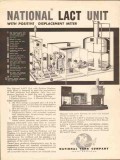 National Tank Company 1962 Vintage Ad Lact Unit Positive Displacement National Tank Company 1962 Vintage Ad Lact Unit Positive Displacement