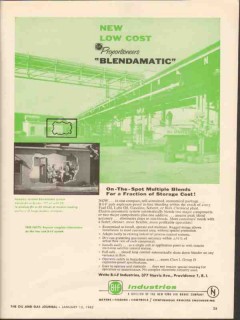 New York Air Brake Company 1962 Vintage Ad B-I-F Blendamatic Low Cost New York Air Brake Company 1962 Vintage Ad B-I-F Blendamatic Low Cost