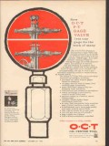 Oil Center Tool Company 1962 Vintage Ad O-C-T Wellhead P-T Gage Valve