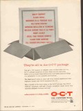 Oil Center Tool Company 1962 Vintage Ad O-C-T Quality Equipment