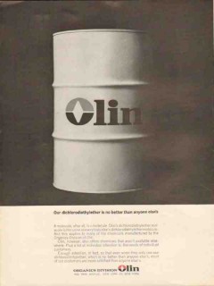 Olin Industries 1962 Vintage Ad Dichlorodiethylether Molecule Better Olin Industries 1962 Vintage Ad Dichlorodiethylether Molecule Better