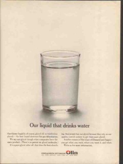 Olin Industries 1962 Vintage Ad Gas Dehydration Liquid Drinks Water Olin Industries 1962 Vintage Ad Gas Dehydration Liquid Drinks Water