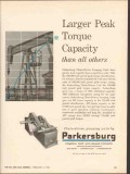Parkersburg-Aetna Corp 1962 Vintage Ad Oil Pumping Torque Capacity