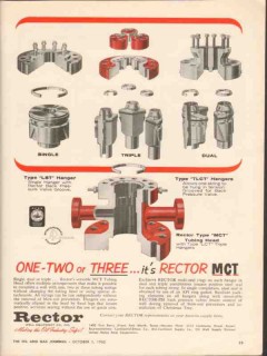 Rector Well Equipment Company 1962 Vintage Ad Oil One Two Three MCT Rector Well Equipment Company 1962 Vintage Ad Oil One Two Three MCT