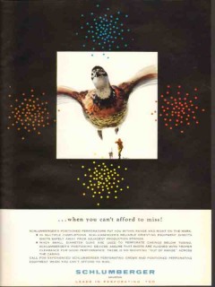 Schlumberger 1962 Vintage Ad Oil Field Cant Afford To Miss Duck Cowan Schlumberger 1962 Vintage Ad Oil Field Cant Afford To Miss Duck Cowan