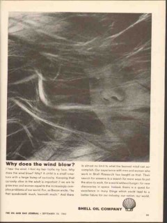 Shell Oil Company 1962 Vintage Ad Why Wind Blow Research Discover