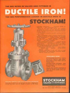 Stockham Valves Fittings Inc 1962 Vintage Ad Oil Field Ductile Iron Stockham Valves Fittings Inc 1962 Vintage Ad Oil Field Ductile Iron