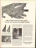 Stoody Company 1962 Vintage Ad Tractor Oil Field Ditcher Teeth Sharp Stoody Company 1962 Vintage Ad Tractor Oil Field Ditcher Teeth Sharp