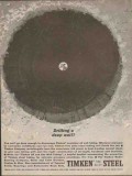 Timken Roller Bearing Company 1962 Vintage Ad Oil Drilling Deep Well