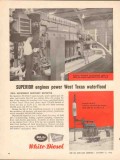 White Diesel 1962 Vintage Ad Superior Engines Power W Texas Waterflood White Diesel 1962 Vintage Ad Superior Engines Power W Texas Waterflood