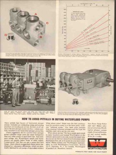 Worthington Corp 1962 Vintage Ad Avoid Pitfalls Buying Waterflood Pump Worthington Corp 1962 Vintage Ad Avoid Pitfalls Buying Waterflood Pump
