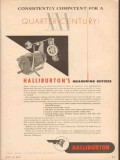 Halliburton Oil Well Cementing Company 1953 Vintage Ad Measure Devices Halliburton Oil Well Cementing Company 1953 Vintage Ad Measure Devices