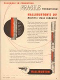 Halliburton Oil Well Cementing Company 1953 Vintage Ad DV Fragile Halliburton Oil Well Cementing Company 1953 Vintage Ad DV Fragile
