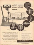 J P Ratigan Inc 1953 Vintage Ad Oil Field Profit Producing Wells J P Ratigan Inc 1953 Vintage Ad Oil Field Profit Producing Wells