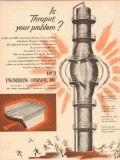 Koch Engineering Company 1953 Vintage Ad Oil Benturi Thruput Problem Koch Engineering Company 1953 Vintage Ad Oil Benturi Thruput Problem
