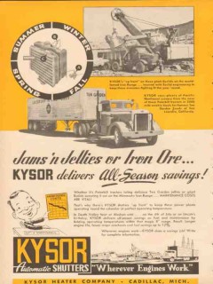 kysor heater company 1953 delivers all-season savings vintage ad