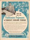 Marley Company 1953 Vintage Ad Cooling Towers Donald Baker Performance Marley Company 1953 Vintage Ad Cooling Towers Donald Baker Performance