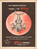 McEvoy Company 1953 Vintage Ad Oil Field Conduit Gate Valves Tightest McEvoy Company 1953 Vintage Ad Oil Field Conduit Gate Valves Tightest