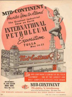 Mid-Continent Supply Company 1953 Vintage Ad International Petroleum Mid-Continent Supply Company 1953 Vintage Ad International Petroleum
