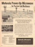 motorola communications 1953 proves-up microwave telemeter vintage ad motorola communications 1953 proves-up microwave telemeter vintage ad