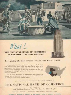 national bank of commerce 1953 houston tx what new mexico vintage ad national bank of commerce 1953 houston tx what new mexico vintage ad