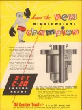 Oil Center Tool Company 1953 Vintage Ad O-C-T Casing Heads Champion