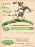 Tuboscope Company 1953 Vintage Ad Oil Corrosion Survey Busy Winter