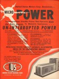 united states motors corp 1953 micro-power un-interrupted vintage ad united states motors corp 1953 micro-power un-interrupted vintage ad