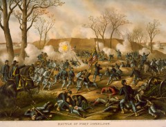 kurz allison 1976 battle of fort donelson civil war lithograph print kurz allison 1976 battle of fort donelson civil war lithograph print