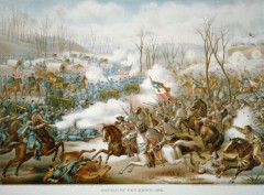 kurz allison 1976 battle of pea ridge civil war huge lithograph print kurz allison 1976 battle of pea ridge civil war huge lithograph print