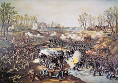 kurz allison 1976 battle of shiloh civil war huge lithograph print kurz allison 1976 battle of shiloh civil war huge lithograph print