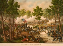 kurz allison 1976 battle of spotsylvania civil war lithograph print kurz allison 1976 battle of spotsylvania civil war lithograph print