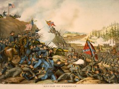 kurz allison 1976 battle of franklin civil war huge lithograph print kurz allison 1976 battle of franklin civil war huge lithograph print