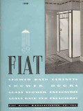 Fiat Metal Mfg Company 1938 Vintage Catalog Bath Shower Cabinets Door