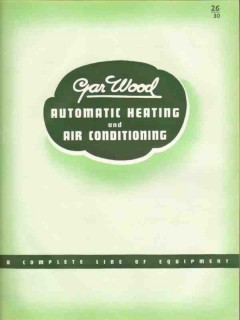 Gar Wood Industries Inc 1938 Vintage Catalog Heating Automatic