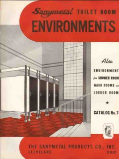 sanymetal products company 1938 toilet shower room vintage catalog sanymetal products company 1938 toilet shower room vintage catalog