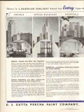 U S Gutta Percha Paint Company 1938 Vintage Catalog Barreled Sunlight