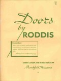 Roddis Lumber Veneer Company 1938 Vintage Catalog Doors Specifications Roddis Lumber Veneer Company 1938 Vintage Catalog Doors Specifications