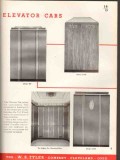 W S Tyler Company 1938 Vintage Catalog Elevator Cars Doors Entrance W S Tyler Company 1938 Vintage Catalog Elevator Cars Doors Entrance