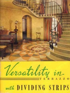 Manhattan Terrazzo Brass Strip Company 1938 Vintage Catalog Tile Floor